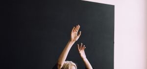 Image of raised hands