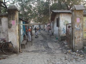 Road near Kiddapore slum where Jillian Haslam lived
